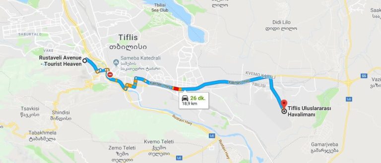 How to Get From Tbilisi Airport to City Center & Transportation