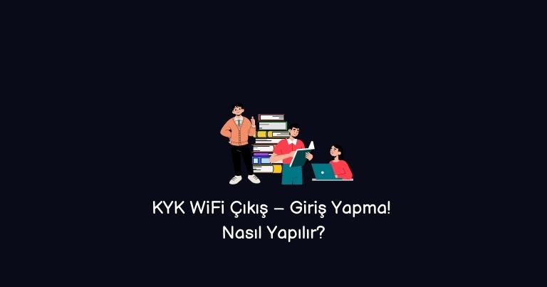 KYK WiFi Sign Out – Sign In! How is it done? (2023)