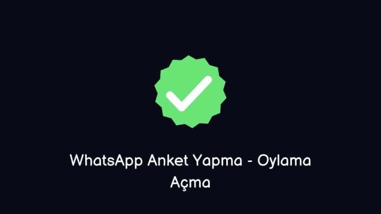 WhatsApp Poll – Open Vote (The Right Way)