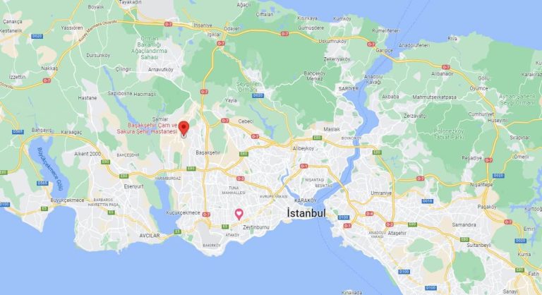 How to get to Başakşehir Çam and Sakura City Hospital? Where?