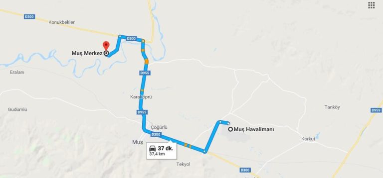 How to Get to Mus Airport City Center (Tatvan – Bitlis)