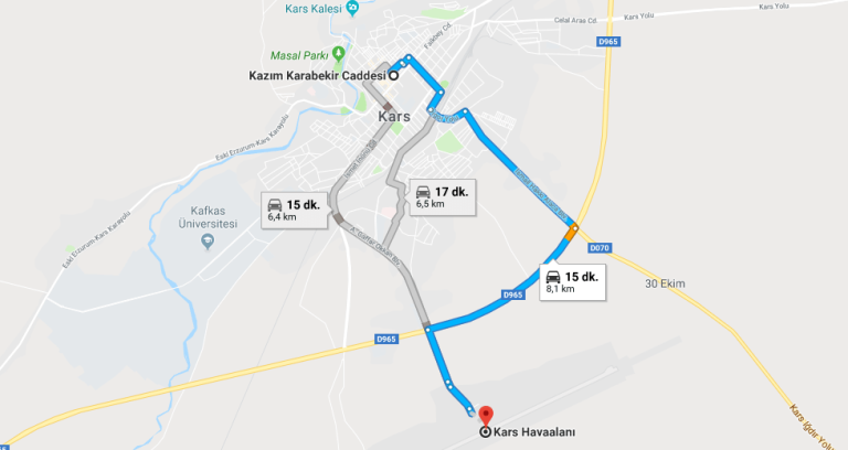 Kars Harakani Airport City Center Transportation How To Get There